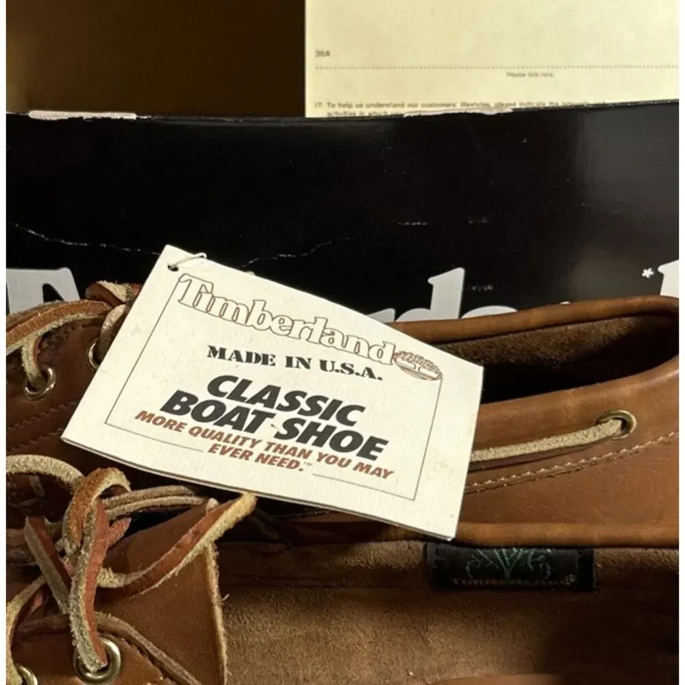 Men's Timberland® Authentic Boat Shoe 8.5 US - Brown Model 85077